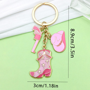 Creatieve Paardenregenboogvormige Sleutelhanger Schattige Lichtmetalen Lichtmetalen Sleutelhangertas Bedel Accessoires Metalen Flesopener Sleutelhanger - Product Image 6