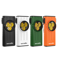 Lampe de poche mini torche COB USB-C étanche à clip magnétique, nouvelle lampe de travail ABS à haute luminosité pour situations d'urgence, légère et porte-clés