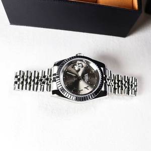 OEM ODM Wholesale Waterproof Stainless Steel Strap 18mm Wide Casual <b>Mechanical</b> <b>Watch</b> for Men - Product Image 2