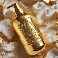 Gel Douche Exfoliant Éclaircissant Parfum Bois de Santal 24 carats Or Pur, Bain Moussant OEM à Prix Abordable