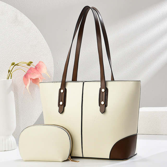 2026 Shoulder Crossbody Tote Bags Set Large PU Women's Wholesale Trendy Designer Lady Handbags with Purse