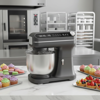 Batteur sur socle commercial SOHEF 1500W, mélangeur alimentaire numérique 6L/7L avec moteur entièrement en cuivre et engrenage métallique pour boulangerie, hôtel, CE/ETL/GS/BSCI