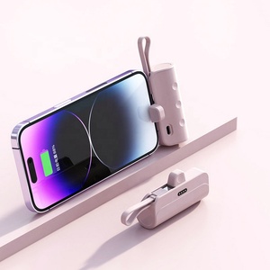 Khẩn cấp di động 5000mAh Mini Powerbank trở lại clip Pin cho iPhone sạc điện viên nang khẩn cấp 3300mAh Trạm điện - Product Image 6