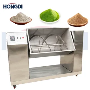 Thực phẩm hóa chất bột hạt trộn thép không gỉ ngang Mixer u loại đôi vít vành đai Mixer