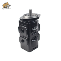 Pompe à engrenages hydraulique double 333/G5392 333G5392 pour chargeuse-pelleteuse