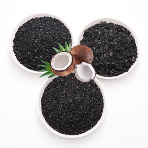 Carbón activado al vapor a base de coco Granular 1100 Iv Value Carbón activado de cáscara de coco para refinación de recuperación de oro - Product Image 1