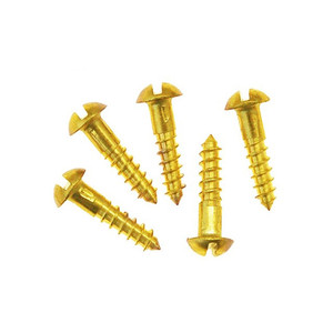 Tornillo de Latón para Madera con Cabeza Ranurada - Product Image 3