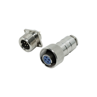 Connecteur d'aviation fileté HP12, prise mâle carrée, fiche femelle 2, 3, 4, 5, 6, 7 broches