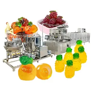 Jelly Candy Productielijn Zachte Suiker Gummy Beer Deponeren Machine Kleine Zakelijke Voedselproductie