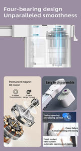 Su misura Mini elettrico motorizzato apertura tenda Tuya intelligente App Wifi Set per ufficio prodotti per la casa Mini tenda elettrica - Product Image 4