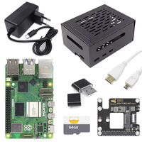 Kit Original Raspberry Pi 5 para Principiantes, Equipado con Procesamiento Arm Cortex-A76 de Alto Rendimiento, Opciones de 2/4/8/16GB