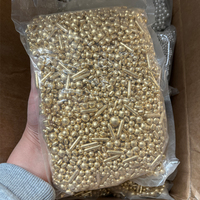Kuchenstreusel Großhandel Metallische Gold- und Silberperlen 1kg Zuckerstreusel für Kuchendekoration