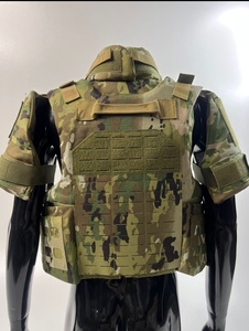 Rompi taktis perlindungan penuh sistem Molle <span class=keywords><strong>CP</strong></span>/MC kamuflase hitam rompi pelindung keselamatan taktis pelat 3A PE - Product Image 3