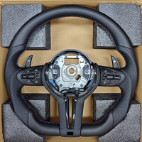 Volant personnalisé à fond plat de style M Sport pour BMW F10 F15 F16 F20 F22 F25 F26 F30 F31 F32 F34 F35 F36 M3 F80 M4 F82