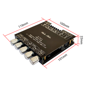 Wuzhi ZK-TB21S âm thanh 2.1 kênh loa khuếch đại âm thanh mô-đun âm thanh TPA3116D2 thông minh giảm tiếng ồn miễn phí chuyển đổi bài hát - Product Image 4
