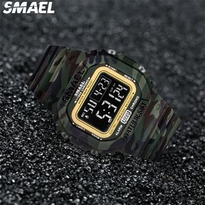 Reloj Deportivo Multifuncional de Cuarzo Digital para Hombre SMAEL 1801MC, Resistente al Agua, de Plástico, Venta al Por Mayor de Fábrica - Product Image 6