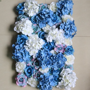 Flores artificiales para decoración de pared, Hortensia, rosa, peonía, fiesta, escenario, flores decorativas, venta al por mayor - Product Image 1