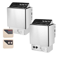 Harga Pabrik Mesin Sauna 3KW 4.5KW 6KW 8KW 9KW dengan Pengontrol Eksternal Pemanas Sauna Produsen Sauna