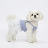 Elegantes Luxuriöses Modernes Hunde-Ballettkleid aus Baumwolle für Frühling und Sommer