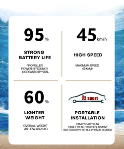 Planche de surf électrique hydrofoil gonflable en PVC TAME BILLOW 8KW 45km/h, directement de l'usine, pour les sports nautiques - Product Image 6