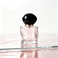 Flacons de parfum en verre transparent mini 15 ml au design unique, vente chaude, stock d'usine en gros, flacon de parfum portable en verre