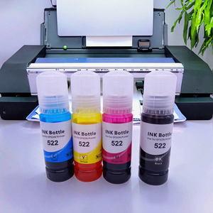 สีที่ใช้ร่วมกันได้ T522 522 ชนิดน้ำสำหรับเติมขวดสำหรับการพิมพ์ระบบจ่ายต่อเนื่อง ET-2803/ET-2800/ET-2720/ - Product Image 3