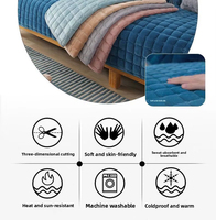Housse de protection pour canapé sectionnel, housse de protection pour meubles, taille personnalisée, moderne, unie, lavable, extensible, décorative