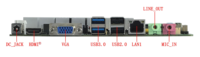 I5HGP Core I5-3317U RJ45 Lan DDR3 Maks 8GB 6 COM 6 USB2.0 2 USB3.0 MSATA LPT SIM VGA HD LVDS Mini ITX Anakart