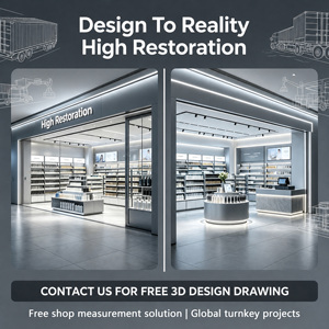 Customization Professional High End <b>Makeup</b> Interior Design Boutique Retail Shelf For Cosmetic Beauty Salon Shop - Product Image 5