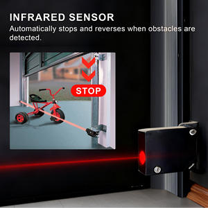 Porte de <span class=keywords><strong>garage</strong></span> sectionnelle isolée en aluminium coupe-vent 16x7, panneaux entièrement en aluminium - Product Image 6