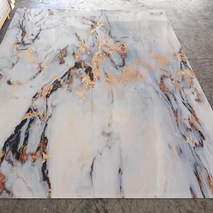 Bingjie đá cẩm thạch trắng tự nhiên Bảng điều khiển tường đá cẩm thạch sàn gạch đánh bóng đá cẩm thạch trắng với tĩnh mạch màu xám - Product Image 5