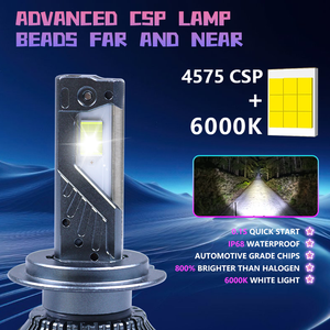 Bombilla LED para Faros Delanteros CAROLYN 6000K 360W 40000LM, Faros LED H1 H4 H7 H11 H13 HB3 9005 9006 con Potencia Ajustable para Autos y Camiones - Product Image 4