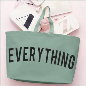 Sac de plage en coton de grande taille en gros, sac fourre-tout en toile - Product Image 5