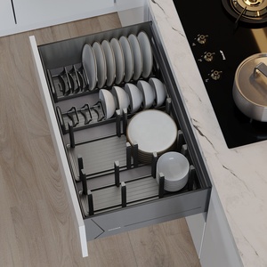 Goldmine Stacking Bowls Rack Cuencos ajustables Platos Soporte Cajón Organizadores Platos Soporte de almacenamiento - Product Image 5
