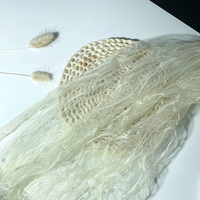 Tissu en maille de polyester léger et respirant à motif vague d'eau, dentelle transparente, pour robes, jupes et décoration de vêtements pour enfants