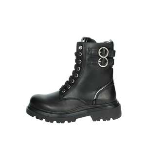 Botas de Combate para Niñas Asso, Color Negro, Talla 39, Suela Gruesa - Product Image 1