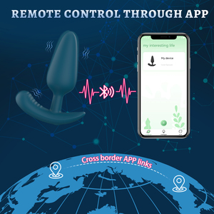 Vibratore Anale in Silicone Liquido Morbido per Alimenti con Controllo Remoto/APP, Giocattolo Sessuale, Plug Anale, Gioco Anale, Vendita all'Ingrosso, Fabbrica OEM & ODM - Product Image 3