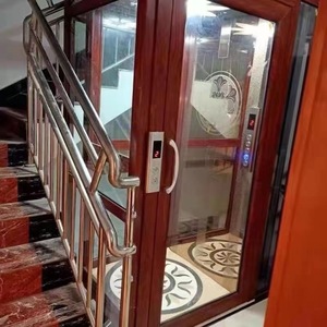 छोटे हाइड्रोलिक होम लिफ्ट 2-3 व्यक्ति आवासीय लिफ्ट शफ्टलेस अंतरिक्ष बचत डिजाइन - Product Image 6