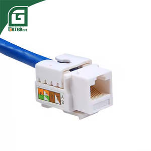 Connecteur réseau LAN Keystone femelle RJ45 GETEKnet OEM ODM UTP CAT6 CAT6A 23AWG PC 110 Type avec <span class=keywords><strong>T568A</strong></span>/B pour plaque frontale - Product Image 3