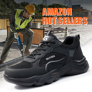 Zapatos DE SEGURIDAD Guyisa con aislamiento antigolpes y antiperforación, puntera de plástico ligera de 10KV para hombres - Product Image 5