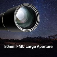 Solomark Factory Wholesale Waterproof Bak4 Zoom Lens High-Powered 80mm Sports Telescope for Kids Beginners Includes Carrying Bag