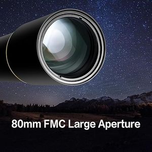 Nhà Máy Bán Buôn Không Thấm Nước Bak4 Ống Kính Zoom Cao-Powered 80Mm Thể Thao Kính Thiên Văn Cho Trẻ Em Người Mới Bắt Đầu Bao Gồm Mang Túi Điện Thoại - Product Image 4