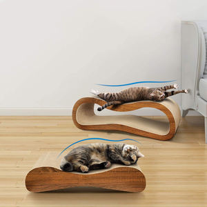 <span class=keywords><strong>2</strong></span> em 1 Cat <span class=keywords><strong>Scratcher</strong></span> Papelão Cat Coçar Board Móveis Protector Animais Camas para Gatos Indoor - Product Image 4
