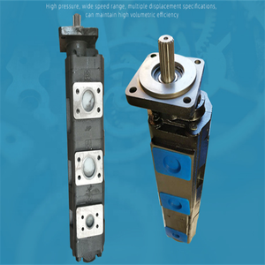 Pompe hydraulique à engrenages triple JHP2080/2063/2050, Pompe Jinan, Pompe double JHP2063/2063 - Product Image 2