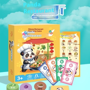 Jeu de société de cartes de <span class=keywords><strong>restaurant</strong></span> Panda pour 3 à 6 ans formation d'observation des mathématiques et des réactions fournitures de jouets éducatifs pour enfants - Product Image 1