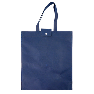 Thấp moq tùy chỉnh có thể tái chế có thể gập lại không dệt vải mua sắm Túi dây đeo vai Snap Nút màn hình in logo mẫu miễn phí - Product Image 2