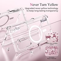 Étui magnétique MOBOSI pour Z Fold6 avec support pour S Pen, protection d'écran, protection intégrale contre les chocs, polycarbonate transparent, charge sans fil, étanche