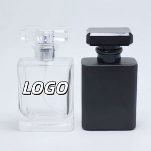 <b>Empty</b> Luxury Custom clear Black Hand Closed 30ml 50ml 100ml <b>Spray</b> Perfume <b>Bottle</b> with Pump - Product Image 1