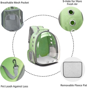 Mochila Transparente para Gatos, Diseño de Cápsula Espacial, Bolsa de Transporte para Mascotas, Aprobada por Aerolíneas, para Perros Pequeños - Product Image 4