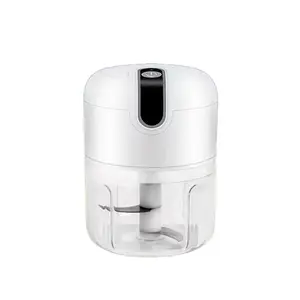 Electric Mini Garlic Chopper, Portable Food Processor, Vegetable Chopper Onion Mincer USB Charging Cutter Kitchen Accessories